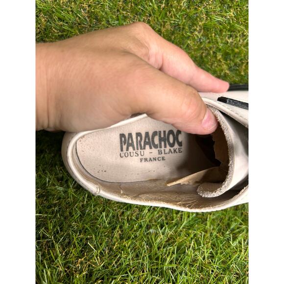 RARE Vintage Parachoc White‎ Military Combat Shoe 38 - Picture 10 of 12